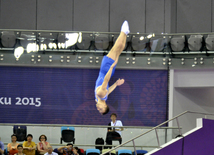 Azərbaycan gimnastlarından daha bir medal. Bakı, Azərbaycan, 21 iyun 2015